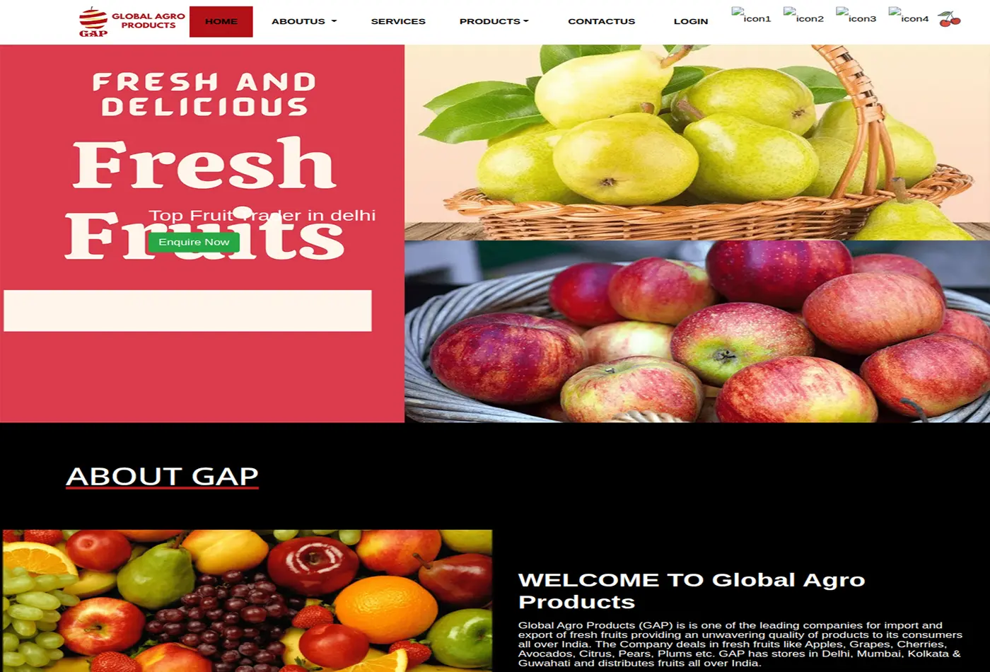 Global Agro product Site